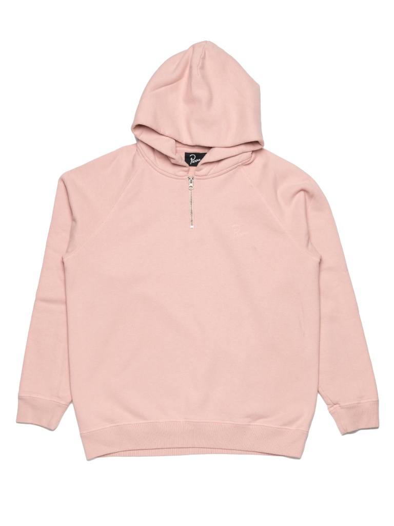 By Parra Distorted Logo Hooded Sweatshirt - Dusty Pink